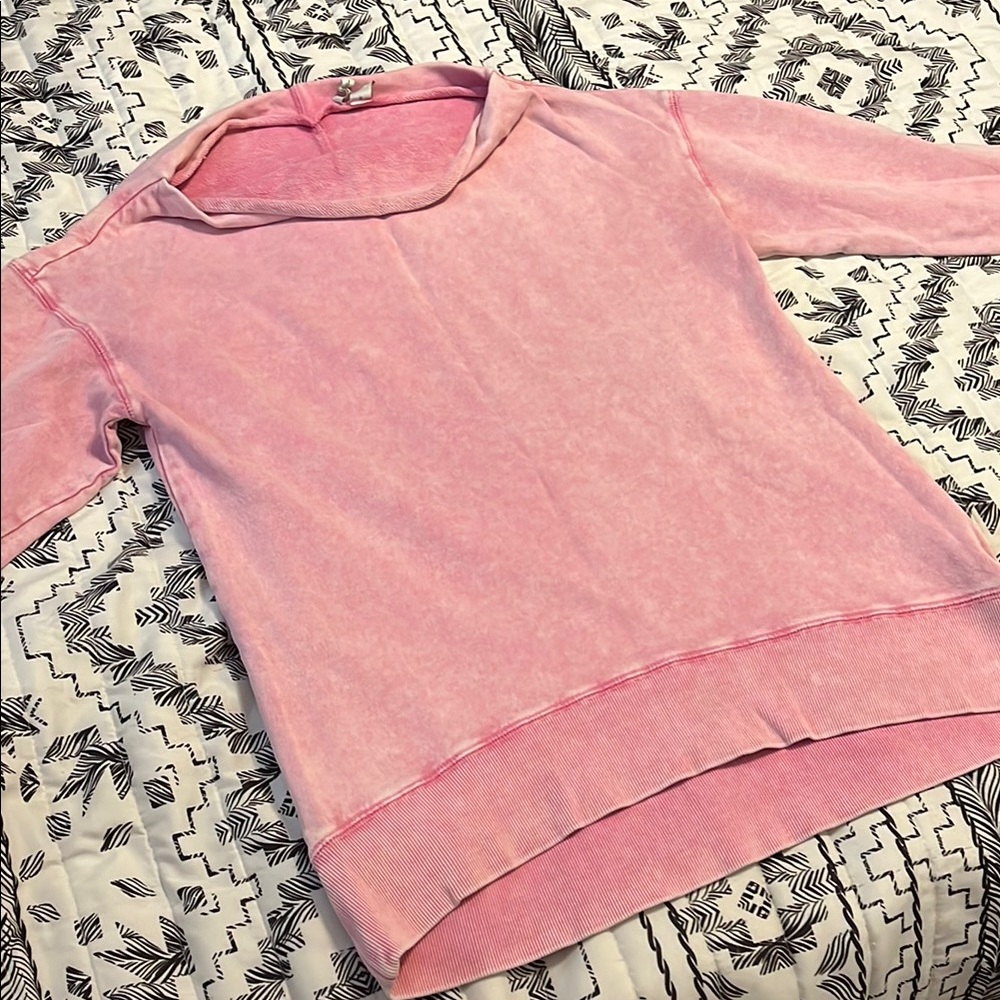 Live Well Active Pink Sweater Size XS